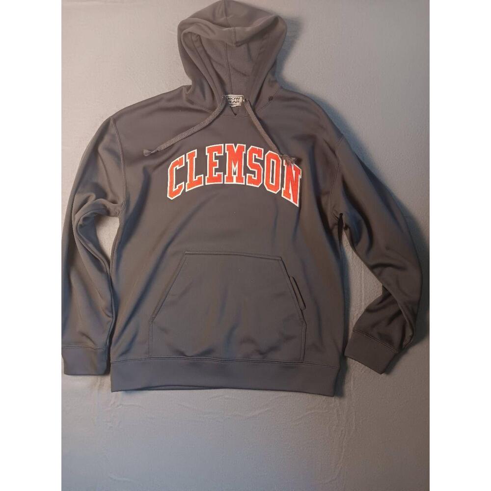 Unisex Medium Hoodie Grey Clemson Collegiate - Know wear comfy
